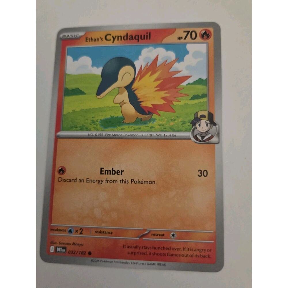 Ethan's Cyndaquil 032/182 Sv10: Destined Rivals Regular